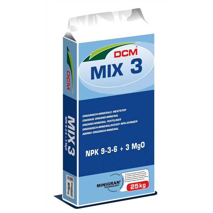 DCM MIX 3 MINIGRAN 25 kg